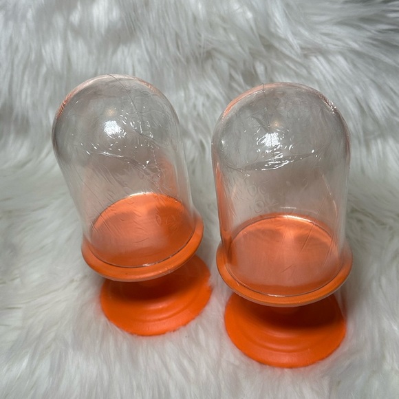 Target Other - Orange Glass Dome Home Accents